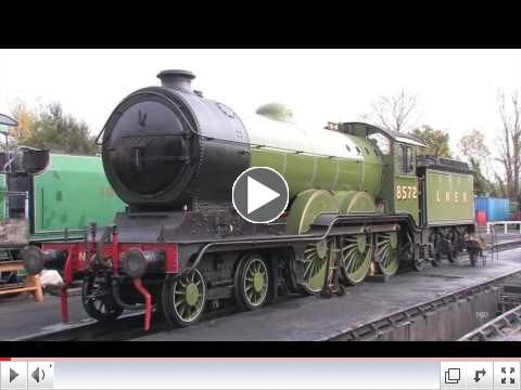 Steam power (and some deer) at the Railway, Autumn 2016, by Nick Dearden. 