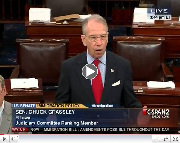 Chuck Grassley Objects To 60 Vote Threshold
