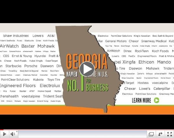 Georgia Named No. 1 State in U.S. for Business