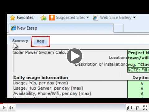 Converting a spreadsheet for solar panel configuration into a web application