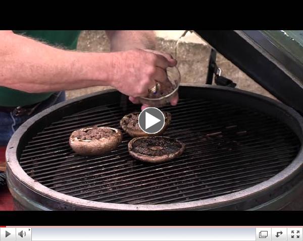 Portabella Mushrooms and Wild Boar Sausage  