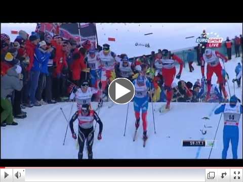 Tour de Ski 2012 Men's 20km classic style FINISH (7 January)