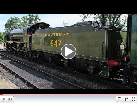 A day on the Bluebell Railway with the S15 in steam, by Mike Trodd. 