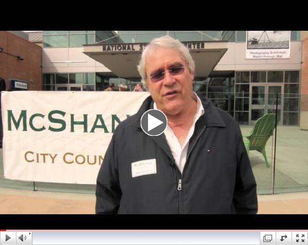 Dennis Donohue endorses Steve McShane for City Council