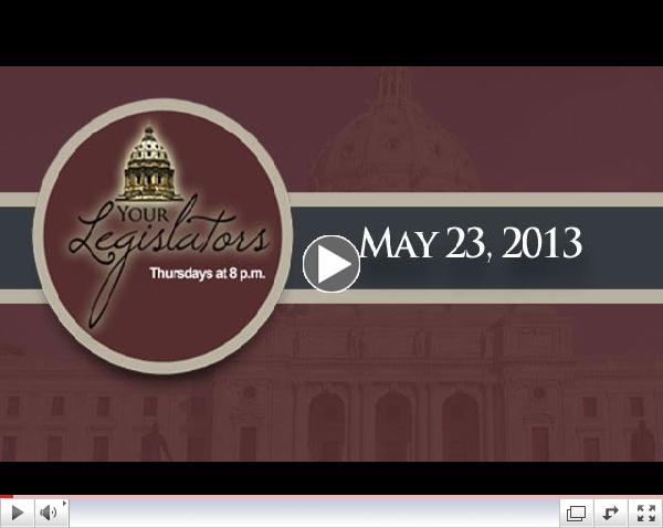Your Legislators: May 23, 2013