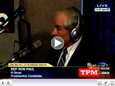 Ron Paul: Only Some Of The Newsletters Were Offensive