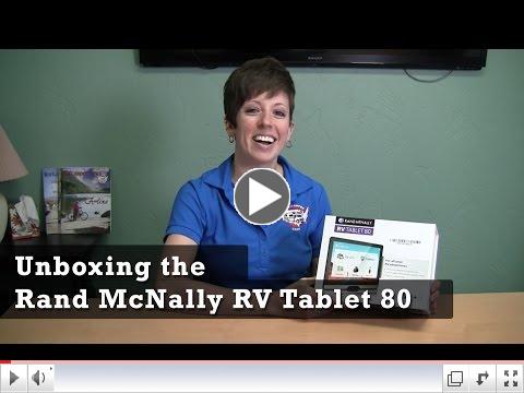 Workamper News: Unboxing the RV GPS Tablet 80 by Rand McNally