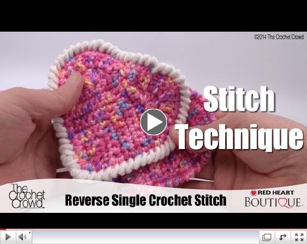 Crochet: Reverse Single Crochet Stitch
