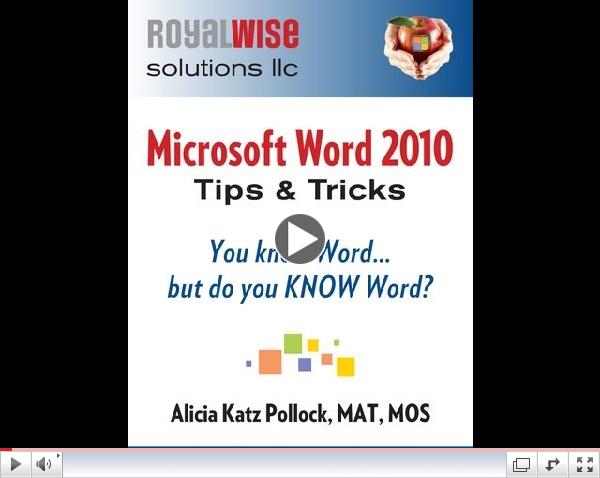 Microsoft Word Tips & Tricks: You Know Word, but Do You KNOW Word?