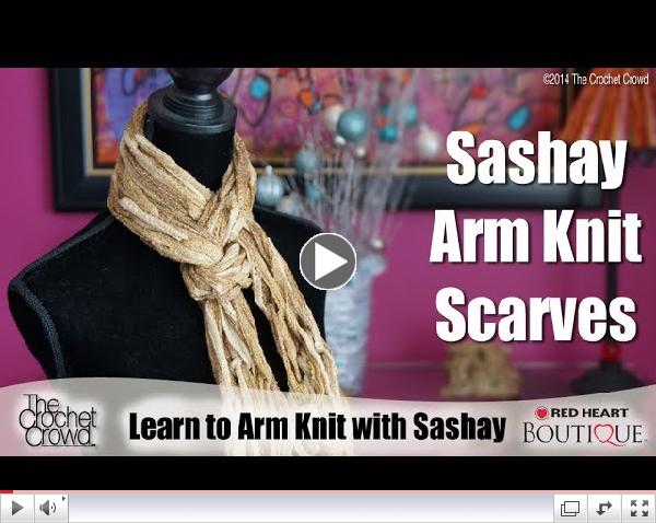Learn to Arm Knit using Sashay