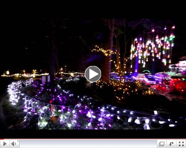 Garvan Gardens Holiday Lights 5 minute version 2014