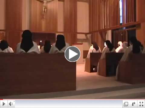 Morning prayer at Lisieux Carmel on the feast of St. Thrse