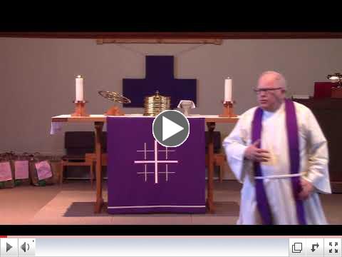 Pr. Dave's Sermon - 