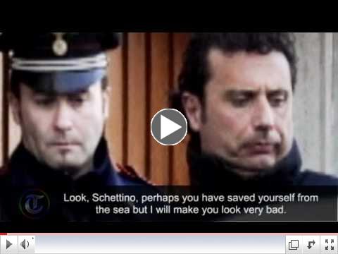 Costa Concordia coast guard tape: Get back on board Captain Schettino!