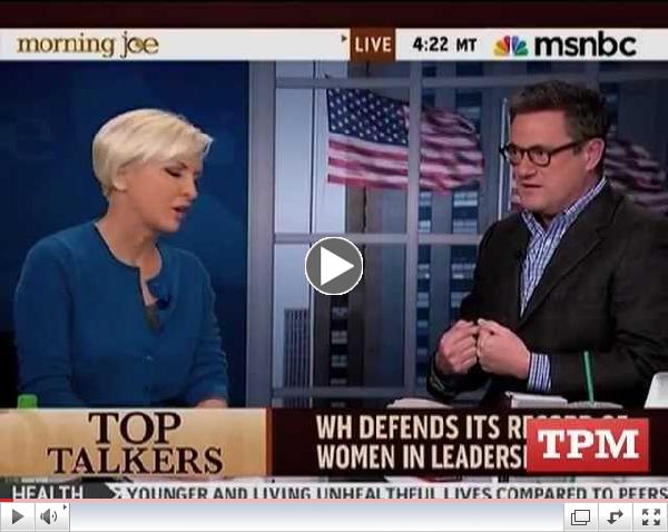 'Morning Joe' Hosts Clash Over Lack Of Women In Obama Administration