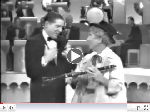 Harpo Marx & Milton Berle 1959 Kraft Music Hall