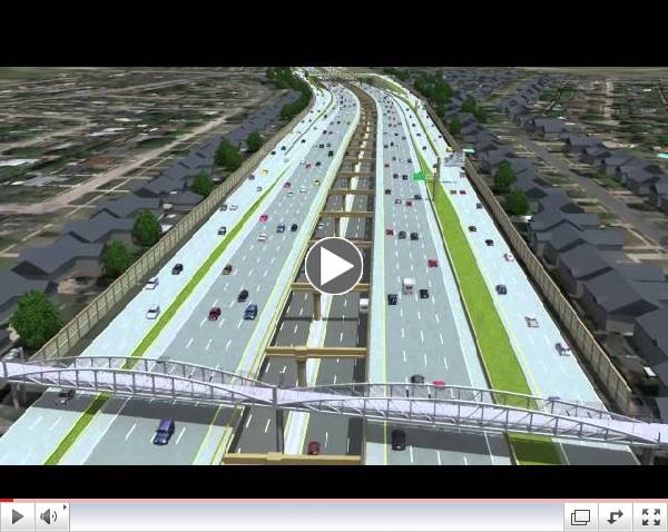 LBJ Express - Full Project Fly-Over