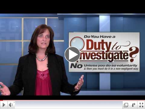Duty to Investigate