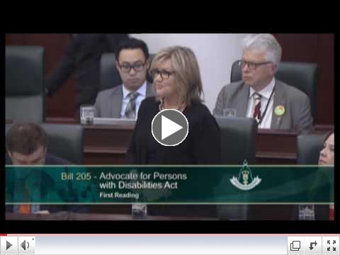 First Reading of Bill 205