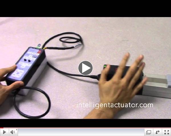 IAI ERC3 and Quick Teach Controller - Quick and Easy Teaching Instruction for Electric Actuator