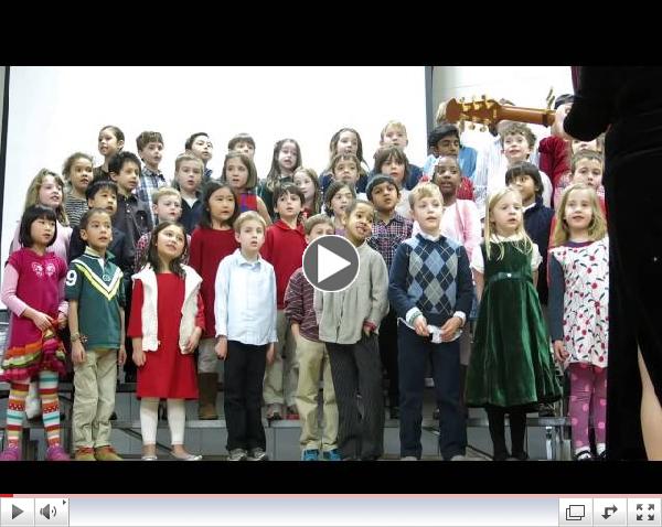 Foote School First and Second Graders Sing 