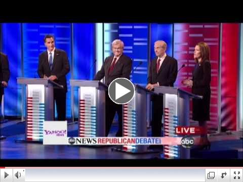 Michele Bachmann Simultaneously Takes On The Two Frontrunners: 