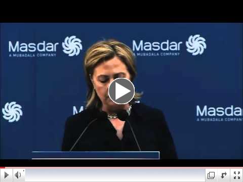 Hillary Clinton at Masdar Institute
