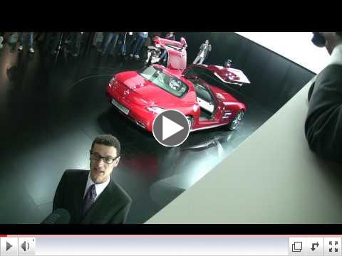 2011 Mercedes-Benz SLS AMG @ 2009 Frankfurt Auto Show - Car and Driver