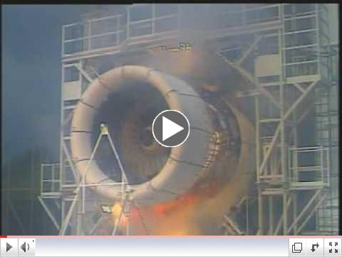 Bird Strike Jet Engine Test