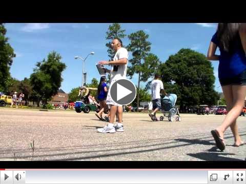 Stephen preaching at Lumbee Fetival