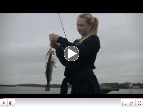 Chaeli Fishing Steinhatchee River Christmas break 2014 for Trout - Sea Hag Marina