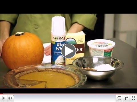 Healthy Recipes - Vegan Gluten-Free Pumpkin Pie