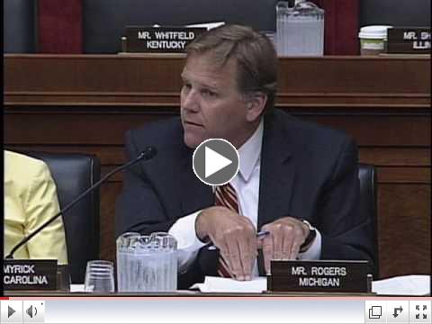 Congressman Mike Rogers' opening statement on Health Care reform in Washington D.C.
