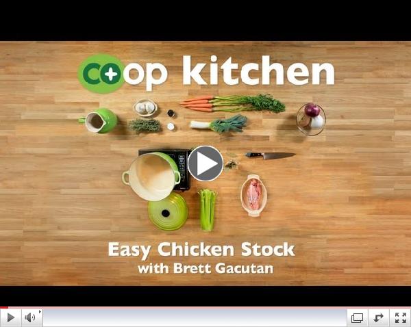 Easy Chicken Stock: Co+op Kitchen