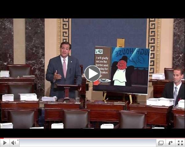 Sen. Ted Cruz Speaks Against Corker-Hoeven Amendment to the Immigration Bill