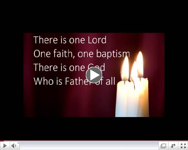 There is one Lord TAIZE HD on screen lyrics