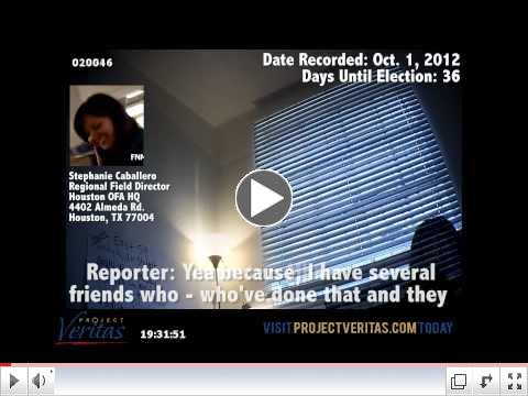 @ProjectVeritas_ EXCLUSIVE: DNC Staffer Assists Double Voting In Support of Obama