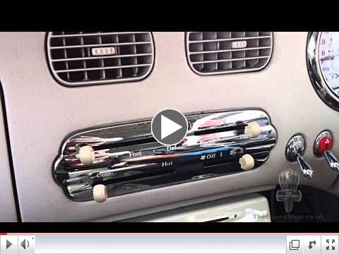The Figaro Shop - Heater controls and air conditioning in detail