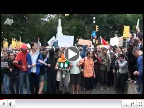 Raw Video: NYPD Warns Bridge Protesters