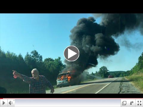 RV goes up in flames