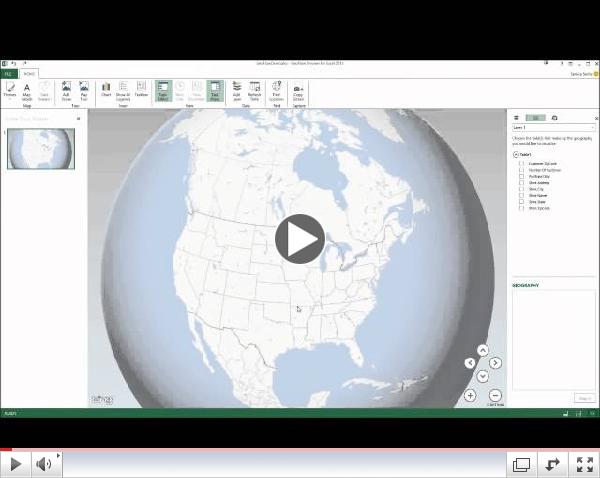 Microsoft's GeoFlow Tool for Excel