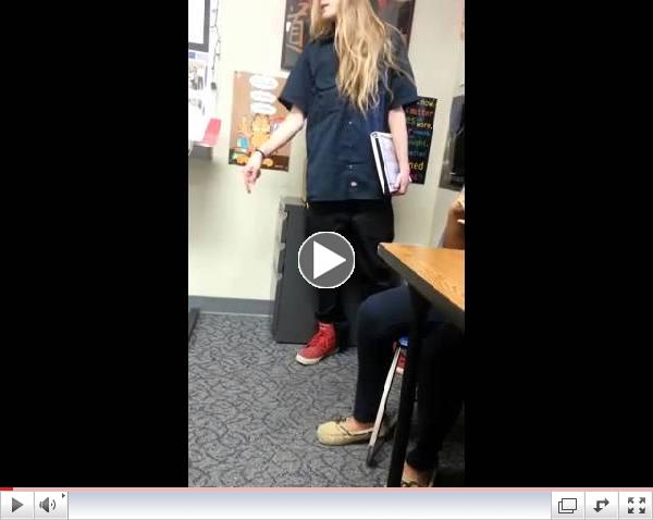 Student stands up to lazy teacher @ Duncanville, TX High School