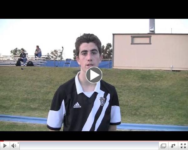 JT Cook after game against Santa Margarita