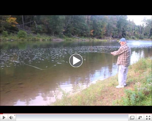 Bill Ritter Casts Dave's 9 foot H2