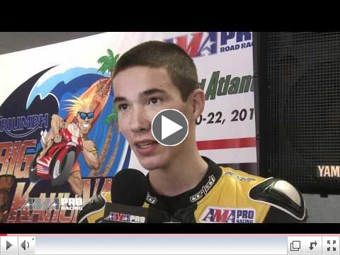 Jake Lewis First Win at Road Atlanta 2012 - AMA Pro Road Racing