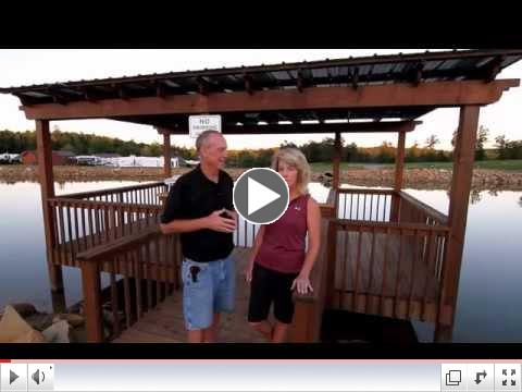 Private ponds at Smith Lake RV & Cabin Resort on Smith Lake in Alabama