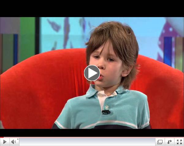 Heidi Klum Talks to Levi on Seriously Funny Kids