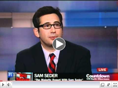 Sam Seder on Countdown 8/11/11