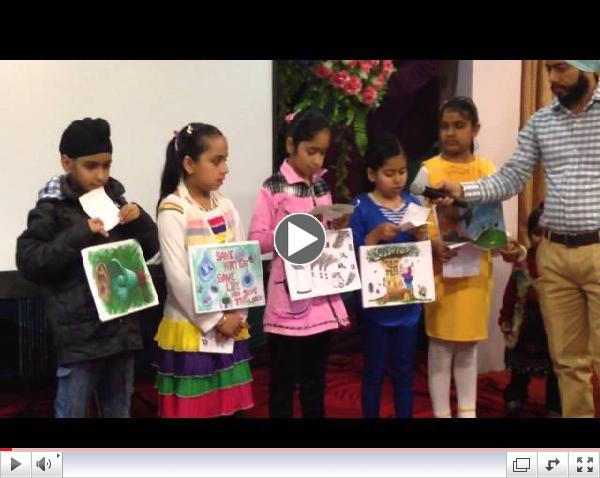 Kids reciting inspirational poems on environment - Sikh env