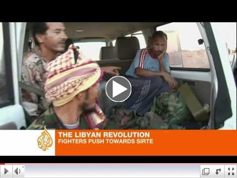 Libya's fighters advance toward Sirte